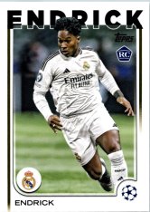 fotbalová kartička 2024-25 Topps UEFA Club Competitions Flagship 100 Endrick RC Real Madrid CF