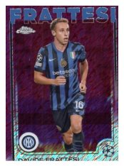 fotbalová kartička 2024-25 Topps Chrome Magenta 195 - Davide Frattesi