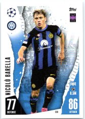 Fotbalová kartička 2023-24 Topps Match Attax UEFA Club Competitions 339 Nicolò Barella FC Inter Milan