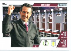 2023-24 Topps Match Attax EXTRA UEFA Club Competition Managers 52 Unai Emery (Aston Villa)