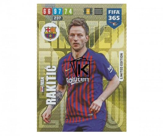 Fotbalová kartička Panini FIFA 365 – 2020 Limited Edition Ivan Rakitic FC Barcelona