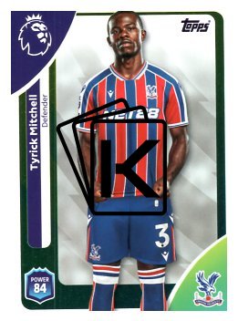 fotbalová kartička 2025-26 Topps  Premier League 111 Tyrick Mitchell (Crystal Palace)