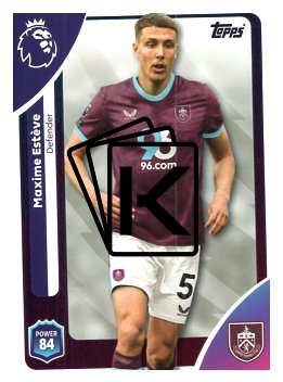 fotbalová kartička 2025-26 Topps  Premier League 309 Bashir Humphreys (Burnley)  -  Rookie