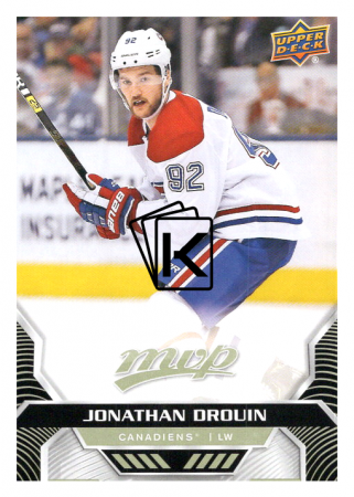2020-21 UD MVP 84 Jonathan Drouin - Montreal Canadiens