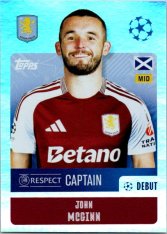 2024-25 Topps Champions League 65 John McGinn (Aston Villa)