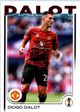 fotbalová kartička 2024-25 Topps UEFA Club Competitions Flagship 283 Diogo Dalot Manchester United