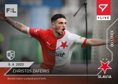 fotbalová kartička 2022-23 SportZoo Fortuna Liga Live L-091 Christos Zafeiris SK Slavia Praha RC /127