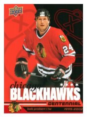 2025-26 Upper Deck Centennial Chicago Blackhawks 81 Bob Probert