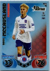 fotbalová kartička 2024-25 Topps Match Attax UEFA Club Competitions Topps Heritage 467 Ross McCausland (Rangers FC)