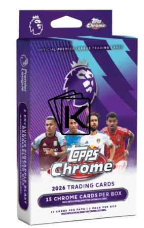 2025-26 Topps Chrome Premier League Hanger Box