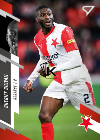 fotbalová kartička 2023-24 SportZoo Fortuna Liga 218 Sheriff Sinyan SK Slavia Praha