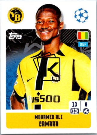 2024-25 Topps Champions League 434 Mohamed Ali Camara (BSC Young Boys)