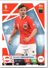 fotbalová karta Topps Match Attax EURO 2024 AUS17 Michael Gregoritsch (Austria)