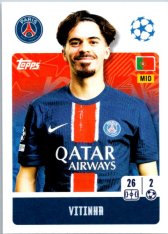2024-25 Topps Champions League 291 Vitinha (Paris Saint-Germain)