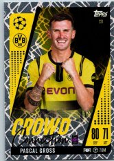Fotbalová kartička 2024-25 Topps Match Attax EXTRA UEFA Club Competitions Crowd Connection 231 Pascal Gross (Borussia Dortmund)