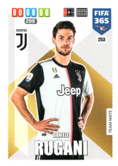 Fotbalová kartička Panini Adrenalyn XL FIFA 365 - 2020 Team Mate 253 Daniele Rugani Juventus