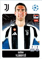 2024-25 Topps Champions League 257 Dušan Vlahović (Juventus)