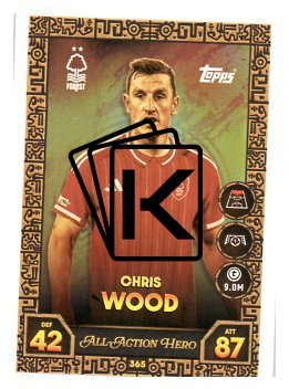 fotbalová kartička 2025-26 Topps Match Attax UCC 365 Chris Wood (Nottingham Forest)