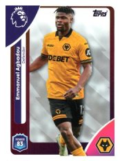 fotbalová kartička 2025-26 Topps  Premier League 293 Emmanuel Agbadou (Wolverhampton Wanderers)