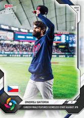 2026 World Baseball Classic Topps NOW Ondrej Satoria