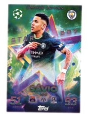 fotbalová kartička 2025-26 Topps Match Attax UCC Starboy Limited Edition LE 8 Sávio (Manchester City)