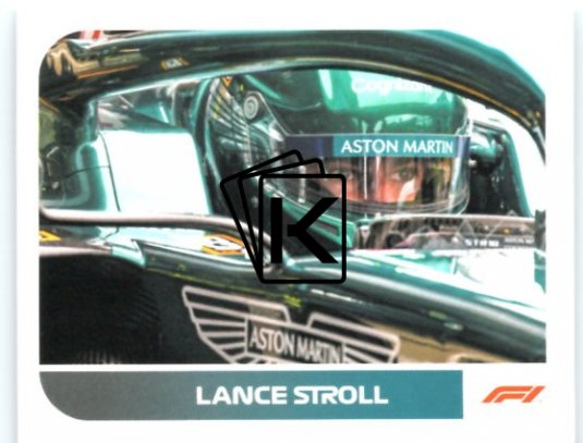 samolepka 2021 Topps Formule 1 75 Lance Stroll Aston Martin