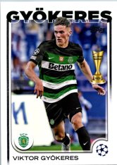 fotbalová kartička 2024-25 Topps UEFA Club Competitions Flagship 131 Viktor Gyökeres Sporting Lisabon