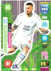 fotbalová karta Panini Adrenalyn XL FIFA 365 2021 Dominator 360 Dario Benedetto Olympique de Marseille