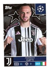 2025-26 Topps Champions League Juventus 241 Federico Gatti