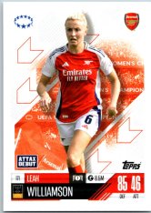 Fotbalová kartička 2024-25 Topps Match Attax EXTRA UEFA Club Competitions UWCL Cards 171.  Leah Williamson (Arsenal)