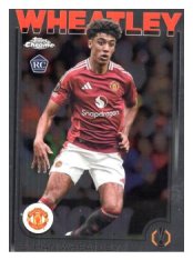 fotbalová kartička 2024-25 Topps Chrome 180 Ethan Wheatley, Manchester United RC