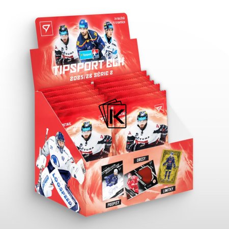 2025-26 SportZoo Tipsport Extraliga Serie 2 Retail Box ( 24 balíčků)