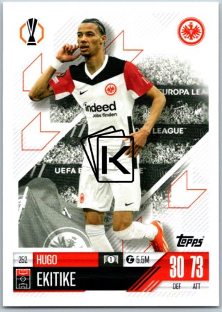 fotbalová kartička 2024-25 Topps Match Attax UEFA Club Competitions 252 Hugo Ekitike (Eintracht Frankfurt)