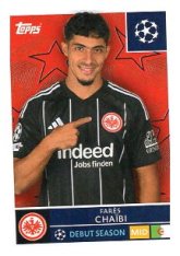 2025-26 Topps Champions League Eintracht Frankfurt 178 Farès Chaïbi