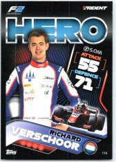 2022 Topps Formule 1 Turbo Attax 116 Richard Verschoor (Trident)