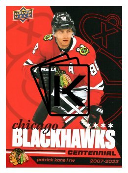 2025-26 Upper Deck Centennial Chicago Blackhawks 40 Patrick Kane