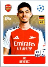 2024-25 Topps Champions League 48 Kai Havertz (Arsenal)