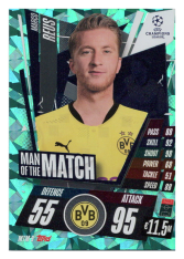 fotbalová kartička 2020-21 Topps Match Attax Champions League MTM9 Marco Reus Borussia Dortmund Update