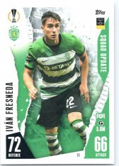 2023-24 Topps Match Attax EXTRA UEFA Club Competition Squad Update 25 Iván Fresneda (Sporting Clube de Portugal)