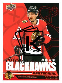 2025-26 Upper Deck Centennial Chicago Blackhawks 24 Patrick Sharp