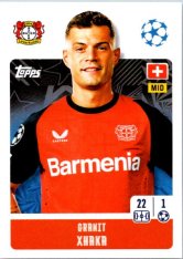 2024-25 Topps Champions League 107 Granit Xhaka (Bayer 04 Leverkusen)