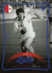 fotbalová kartička 2023 Sportzoo Dekády N-010 JÁN LUŽA TJ SLAVIA PRAHA /65 Blue