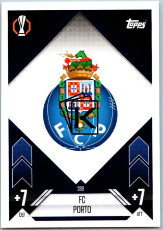 fotbalová kartička 2024-25 Topps Match Attax UEFA Club Competitions 289  Team Badge (FC Porto)