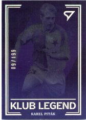 fotbalová kartička 2021-22 SportZoo Fortuna Liga Klub Legend KL16 Karel Piták SK Slávia Praha /199
