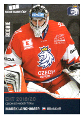 2019-20 Czech Ice Hockey Team  19 Marek Langhamer