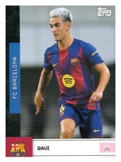 fotbalová kartička 2025-26 Topps Team set FC Barcelona First Team 4 Gavi