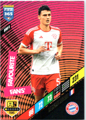 fotbalová karta Panini FIFA 365 2024 Adrenalyn XL BMU6 Benjamin Pavard	FC Bayern München Fans' Favourite