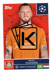 2025-26 Topps Champions League Bayer 04 Leverkusen 128 Mark Flekken