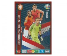 Panini Adrenalyn XL UEFA EURO 2020 Multiple The Wall 438 Cillessen Van Dijk De Ligt Netherlands