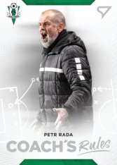 fotbalová kartička SportZoo 2020-21 Fortuna Liga Serie 2 Coach ´s Rules CR10 Petr Rada FK Jablonec